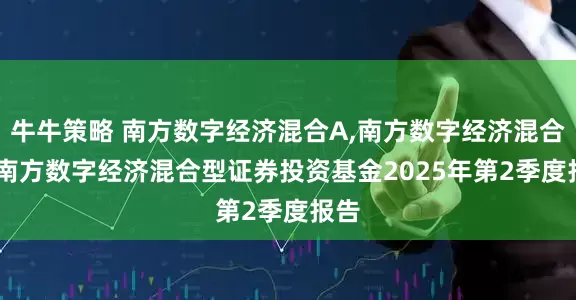 牛牛策略 南方数字经济混合A,南方数字经济混合C: 南方数字经济混合型证券投资基金2025年第2季度报告